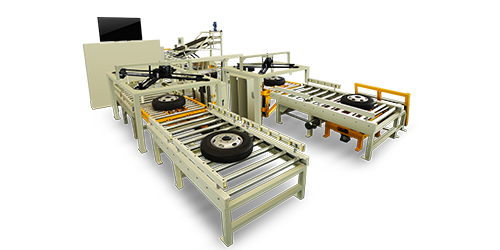 全自動(dòng)車輪總成雙線生產(chǎn)流水線平衡機(jī) 全自動(dòng)車輪總成雙線生產(chǎn)流水線平衡機(jī)